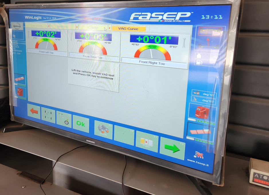 Digital Alignment for car wheels