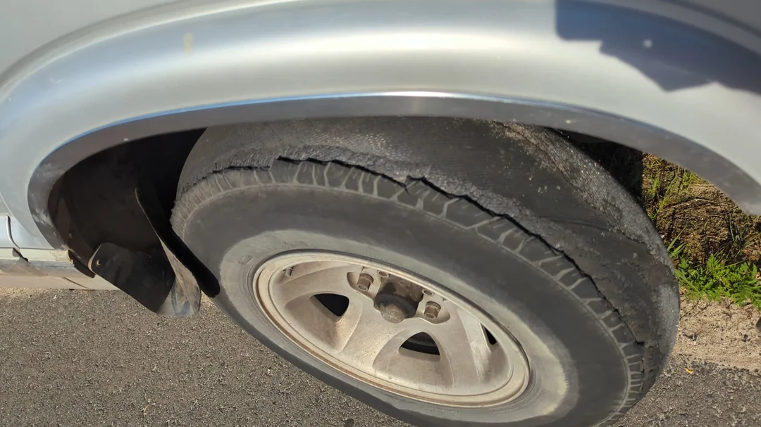 Tire delamination
